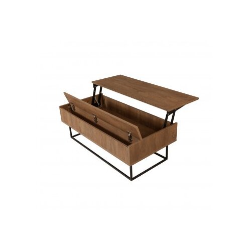 Hanah home Est Klub sto 120x43x60cm, Smeđa Slike
