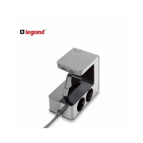 Legrand 694812 produžni blok sa kacenjem 4X2P+E 2XUSB-A 1.5M (crna) Slike