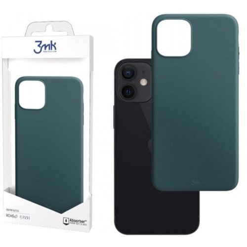 3mk liquid silikonski ovitek za iphone 13 6.1 - mat temno zelen Cene