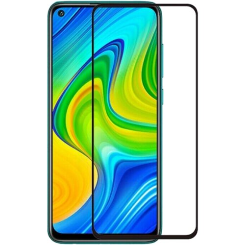  Za&amp;scaron;čitno steklo 9H za Xiaomi Redmi Note 9 Črn rob Slike