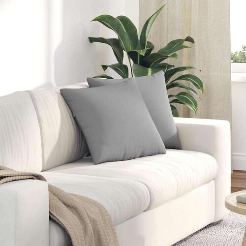 vidaXL jastučići za sofu 2 pcs siva 45 x 45 cm tkanina Cene