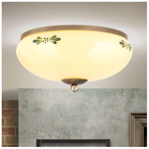 Orion dl 7-673 - plafonsko svetlo landhaus 2xE27/60W/230V, prečnik 28 cm, bronza/bež Cene
