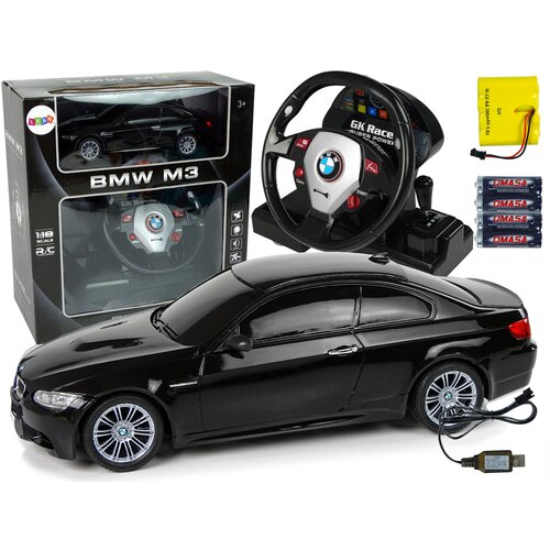  Licencirani auto na daljinsko upravljanje BMW M3 2.4G 1:18 - crni Cijene