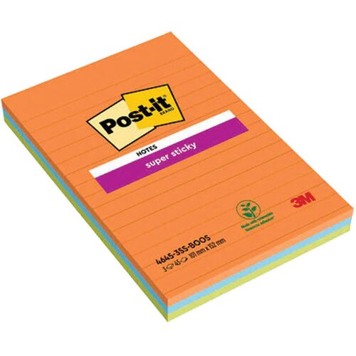  SAMOLJEPLJIV SA CRTAMA 101X152 MM 45L POST-IT SUPER STICKY 3M.4645 3SSAN Cene