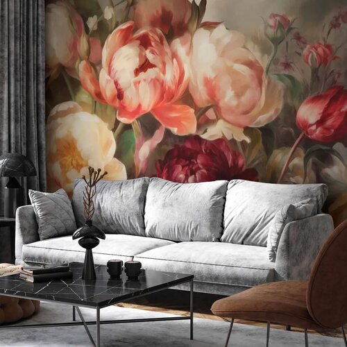  Foto tapeta - Charismatic peonies 500x350 Cene