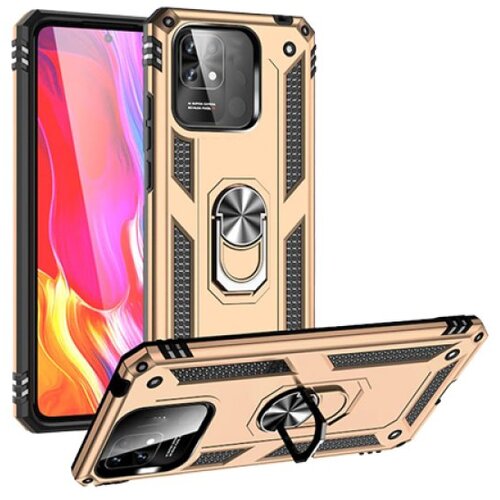  futrola armour sa prstenom za xiaomi redmi 10C / redmi 12C / poco C40 zlatna Cene