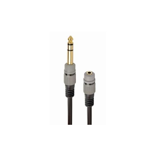 Audio adapter 6.35mm mu&amp;scaron;ki na 3.5mm ženski, GEMBIRD cable, 0.2 m, A-63M35F-0.2M Slike
