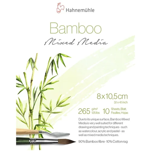 Mini BAMBOO blok HAHNEMÜHLE Mešani mediji 10,5x8 cm