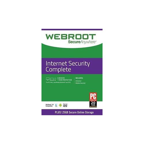 Webroot SecureAnywhere Internet Security COMPLETE 5 Devices 1 Year Key GLOBAL Cene