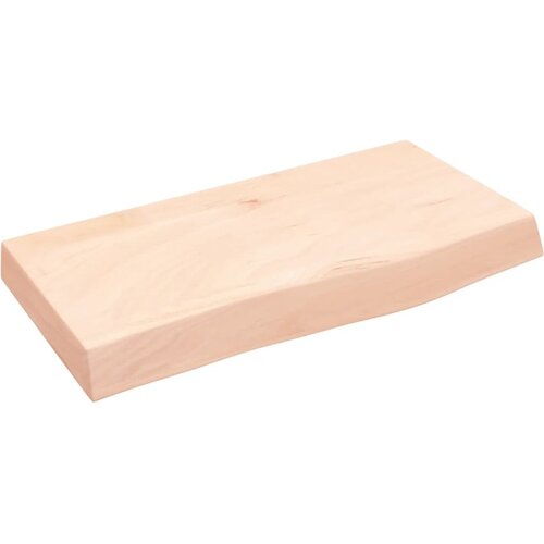 vidaXL Stenska polica 60x30x6 cm neobdelana trdna hrastovina Cene