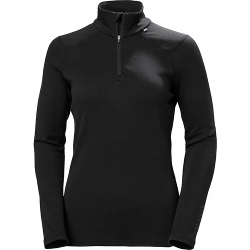 Helly Hansen Women's Lifa Merino Midweight Half-Zip Base Layer Black L Termo spodnje perilo