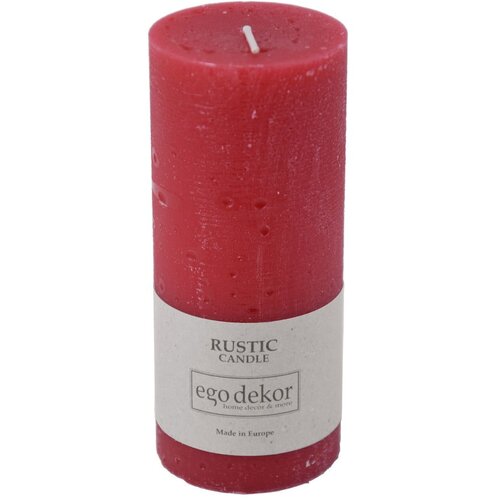 Rustic candles by Ego dekor Crvena svijeća Rust, vrijeme gorenja 58 h Cijene