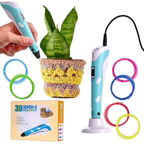  Komplet pisača 3D olovke 5v + 9m pla filamenata Slike