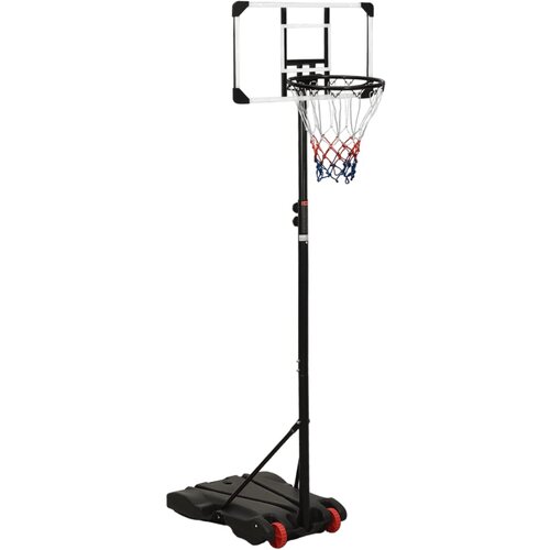 vidaXL Košarkaško stojalo prozorno 216-250 cm polikarbonat Cene