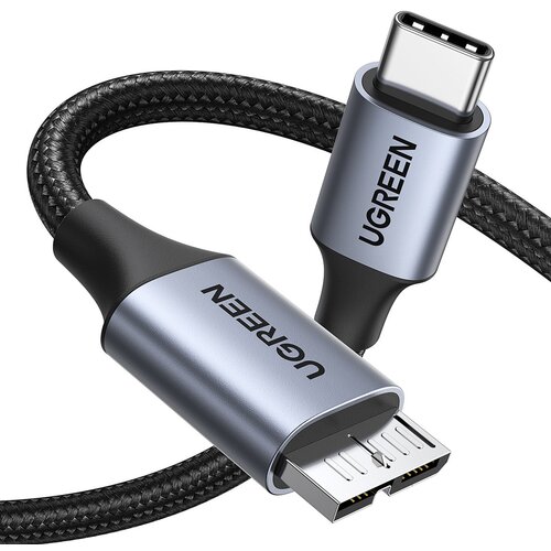 Ugreen Kabel USB-C - micro USB-B 3.0 3A 0,5m siv, (21090662) Cene