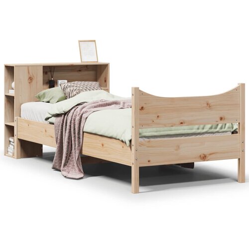 Maison Chic Postelja za odrasle - Posteljni Okvir brez vzmetnice 90x200 cm trdna borovina, (22082223) Slike