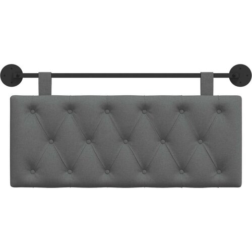  Držeće uzglavlje Zidne Tamno siva 110 x 55 x 7 cm tkanina - Tamno siva 100 cm bez LED Slike