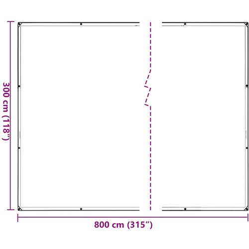  Pokrivač za biljke s u&amp;scaron;icama 3x8 m polietilen Slike