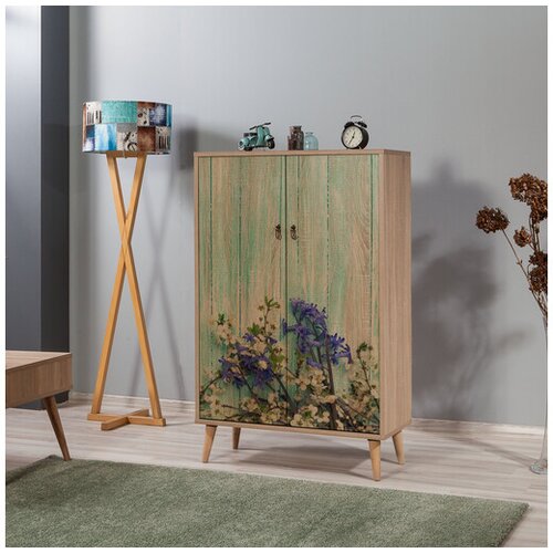 Hanah home Komoda Multibox 80x127x36cm Hrast Cene
