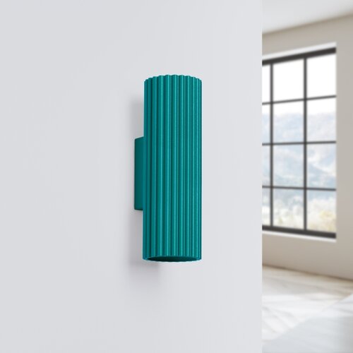  Brilagi - LED zidno svetlo CRESTO 2xGU10/10W/230V 20 cm tirkizno Slike