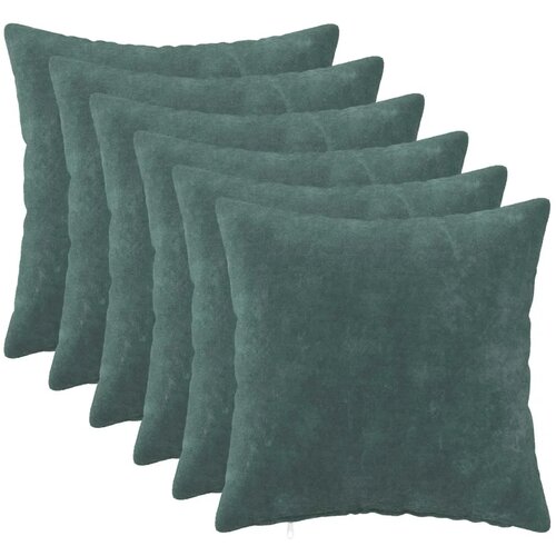  Jastuk s jastukom HEERLEN 6 kom. Morska plava Mikrofibra Flis - Morsko plava 45 x 45 cm 6 Cene