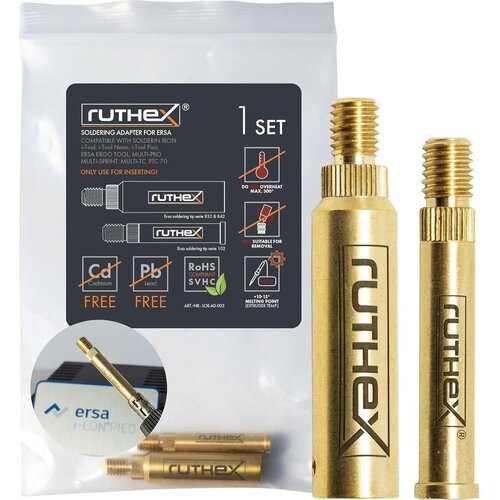 Ruthex 2x adapter za vrh lemilice za seriju ERSA 832, 842 i 102 - 1 kom Slike