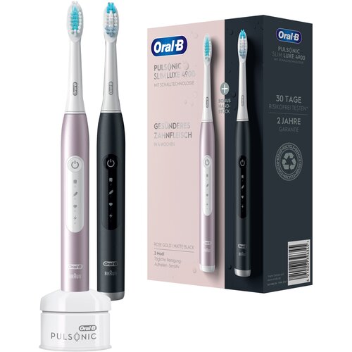 Oral-b zobna ščetka pulsonic slim luxe 4900 mit 2. handstück, schwarz/rosegold Cene