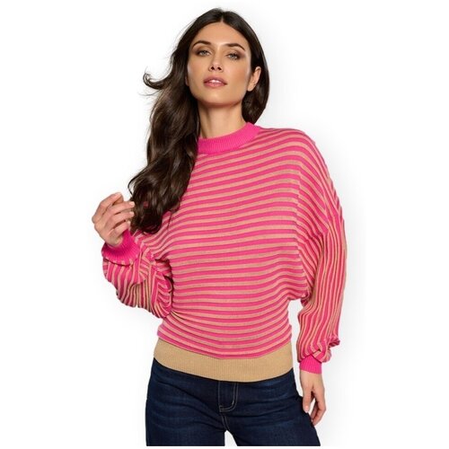 Minueto Puloverji Perugia Knit - Pink Rožnata Slike