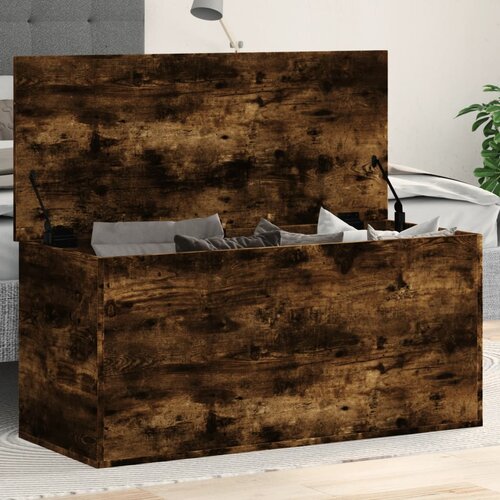 vidaXL Kutija za pohranu boja hrasta 100x42x46 cm konstruirano drvo Cijene