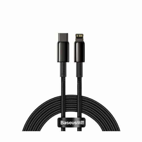 Baseus Kabel Apple USB C/Lightning 2m PD 20W Tungsten črn pleten Cene