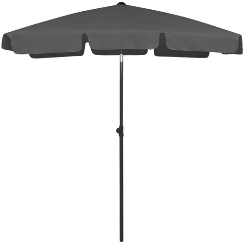 VidaXL Senčnik za na plažo antraciten 180x120 cm, (20609712) Slike