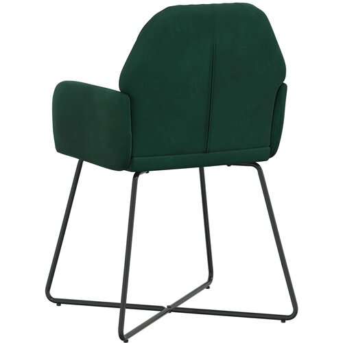  Trpezarijske stolice 2 pcs Bar&amp;scaron;un Tamnozelena 55 x 50 x 84 cm Slike