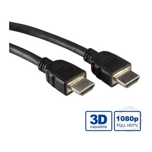 Roline HDMI High Speed Kabl, HDMI M-M, 10m kabal Slike