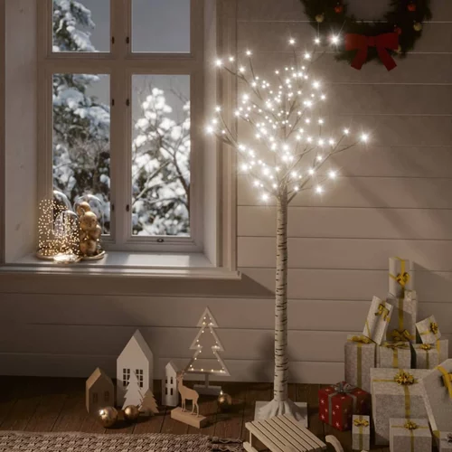  Božićno drvce sa 140 LED žarulja 1,5m hladno bijelo izgled vrbe
