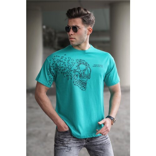 Madmext Men's Green T-Shirt 5251 Slike