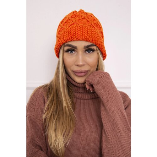  Cap with fleece Roma Bis K235 orange Slike