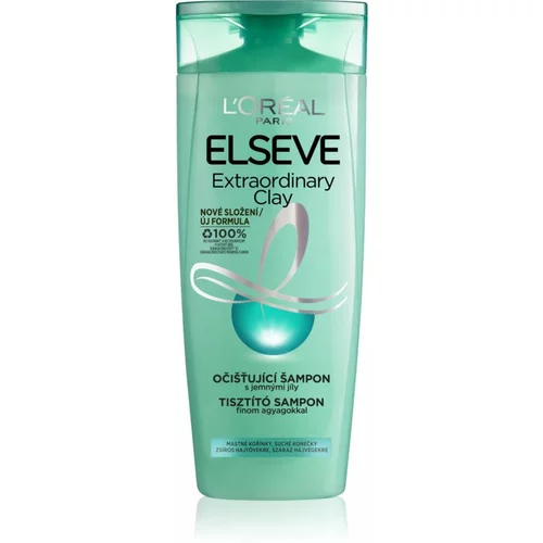 L´Oréal Paris Elseve Extraordinary Clay šampon za mastne lase 250 ml