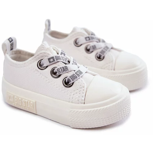 Big Star Children's Leather Sneakers BIG STAR KK374058 White
