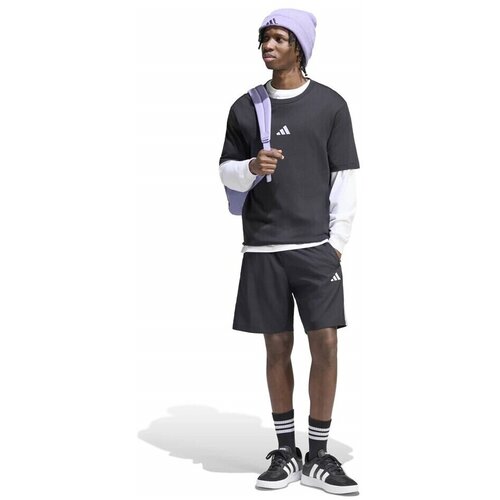 Adidas Kratke hlače &amp;amp; Bermuda KY6510000BLACKWHITE Črna Slike