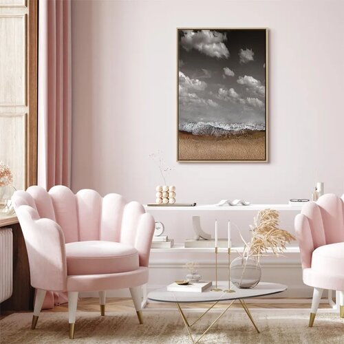  Slika - Sky Wave (1 Part) Vertical 60x90 U prirodnom drvenom okviru Slike