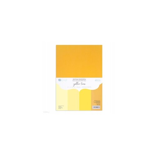 Craft papir u boji DP 20 komada yellow tones Slike