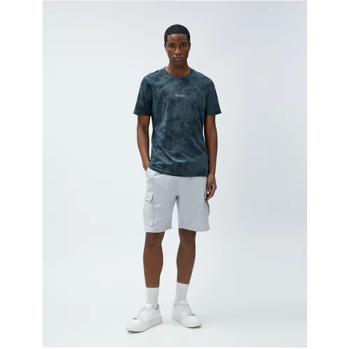 Koton Cargo Shorts Slim Fit with Lace Waist Pocket Detail