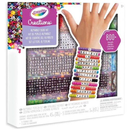 Crayola creations: set 800 kroglic s črkami abecede Cene