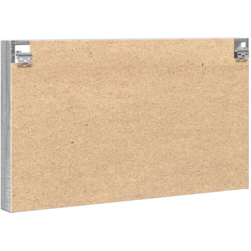  Vitrina boja sivog hrasta sonome 100x8,5x58 cm drvena Slike