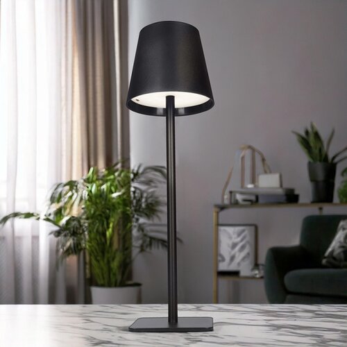 Solight WO69-B - LUCCA LED stona lampa, prigu&amp;scaron;iva na dodir, punjiva LED/3,7V 2000 mAh, crna Slike