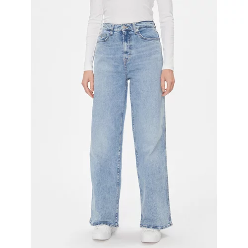 Tommy Jeans Jeans hlače Claire Hgh Wd Ah5117 DW0DW17282 Modra Slim Fit