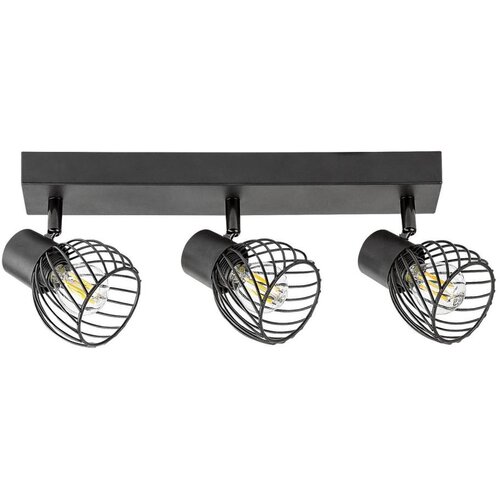  Aberama, plafonska lampa, crna plastična lampa, E14 3x10W, IP20 Slike