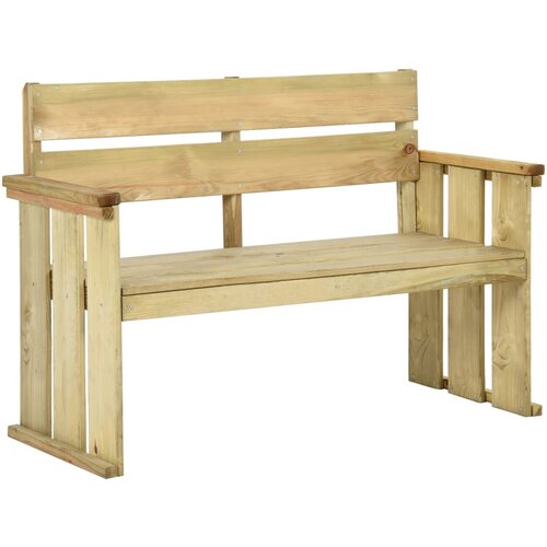 vidaXL vrtna klop 121 cm impregnirana borovina Cene