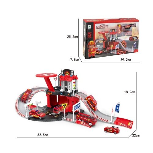  Set - Vatrogasna stanica sa vozilima ( MKK039714 ) Cene