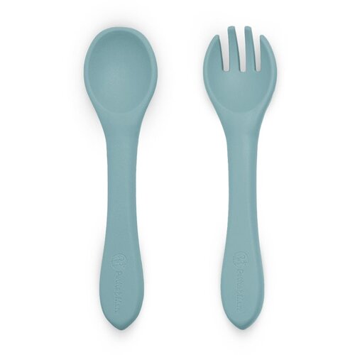 Petite&Mars take&match silicone cutlery pribor frosted sky 6m+ 2 kos Cene
